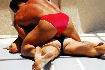 coupe frank the tank bodyscissors submission hold submit feet