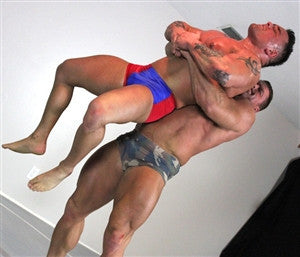 Johnny Bravo Specimen reverse bearhug arms legs thighs