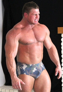 Johnny Bravo pecs chest arms abs