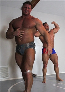 Johnny Bravo Specimen bicep flex pecs chest arms