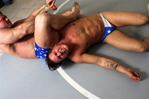 Johnny Bravo Dallas armbar arm submission submit torture pain bodybuilders