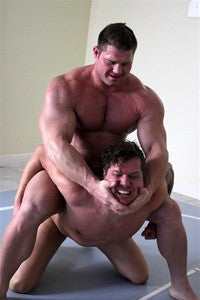 Johnny Bravo Dallas camel clutch submission hold submit dominate chest pecs arms power thunders 