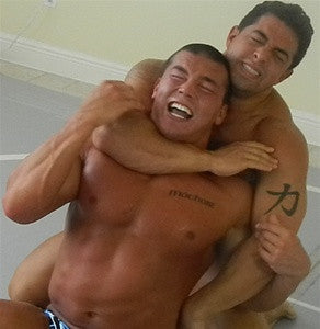 sledge eric fury chokehold choke choking submission submit chest pecs abs