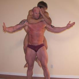 troy stevens zman big vs little lift and carry sleeper hold submission abs thighs