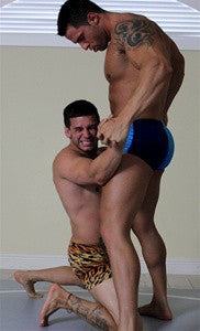 angel vs boxxy gut punch dominate domination big vs little