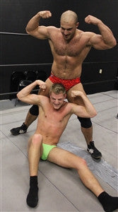 Dirty Daddy and TAK double bicep flex pecs abs