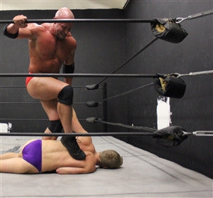 Brute stomps TAK mat thighs pecs