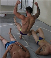 Tak Ashton Chase elbow drop wrestling