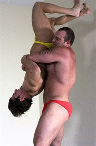 Crush Zman inside down bearhug arms lift carry