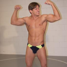 Zman pecs chest double bicep flex arms abs