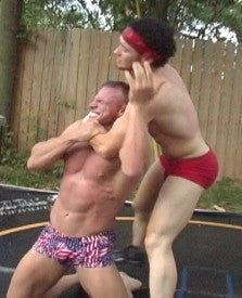 Devin Red head lock abs pecs chest