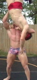 Devin Red lift carry throw toss abs pecs