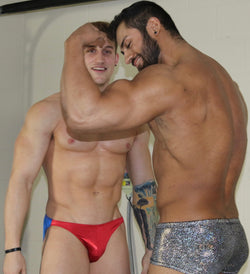 Sergei and Cason flex off at Thunders Arena Wrestling. 