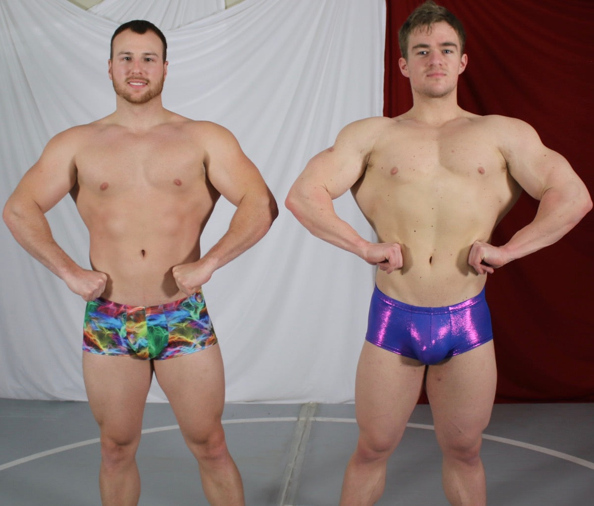 fret hawk flex abs mens muscle wrestling thunders arena