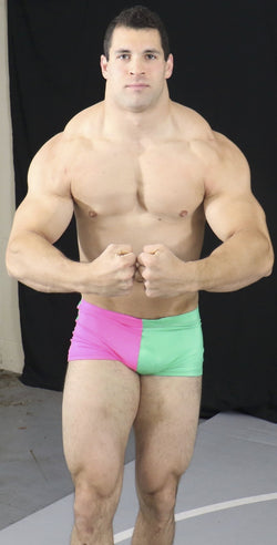 Vinny bodybuilder flexing biceps chest pecs arms thighs