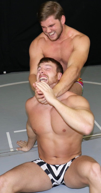 Billy The Kid wrestling Frey chinlock chin lock Thunders Arena