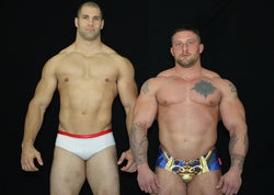 Vinny and Tank show off their bodybuilder physiques in Thunders Arena