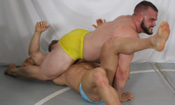 thunders arena male wrestling wildcard jake headscissor 