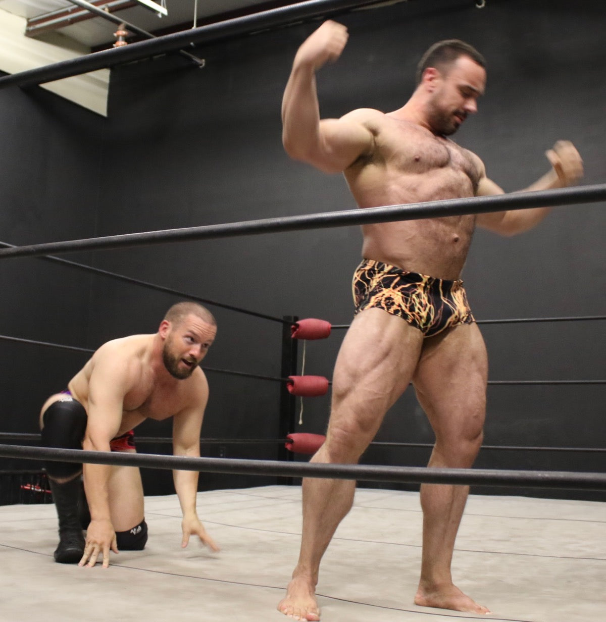 CJS flexes at Thunders Arena Wrestling 