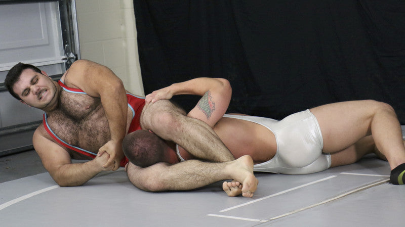 Sly Adam Bryant head scissors arms pecs chest