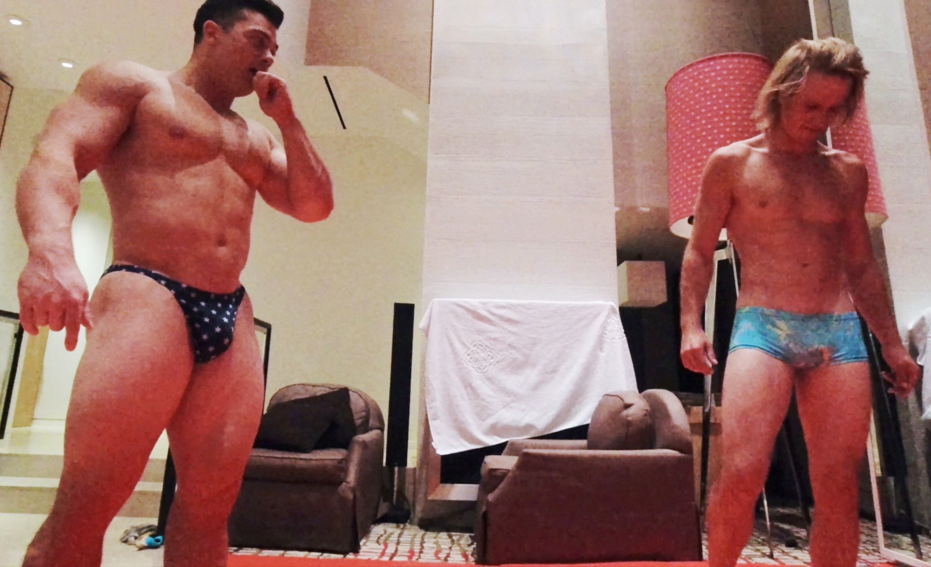 Simpson and Chad side by side