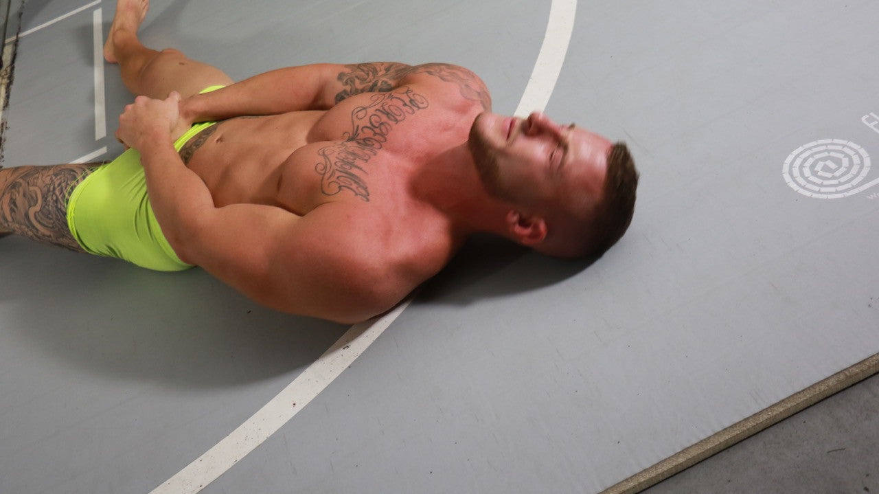 Archer Bolt pain nut shot low blow pecs arms biceps