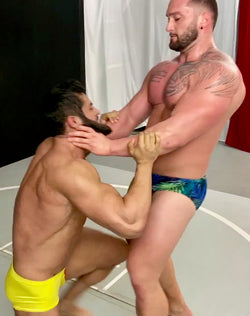 stallion sergei wrestling thunders bodybuilders choke