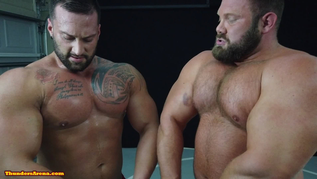 stallion mountain bodybuilder wrestling thunders arena chest