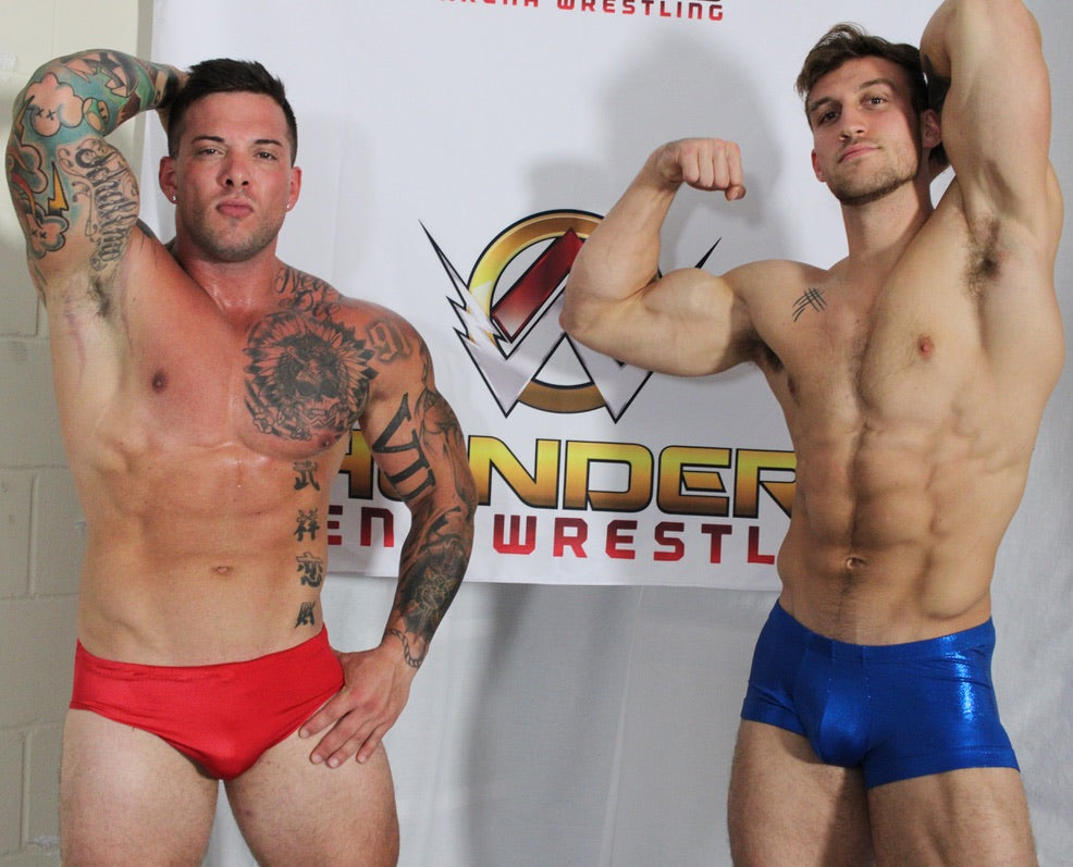 Hero and Cason side by side