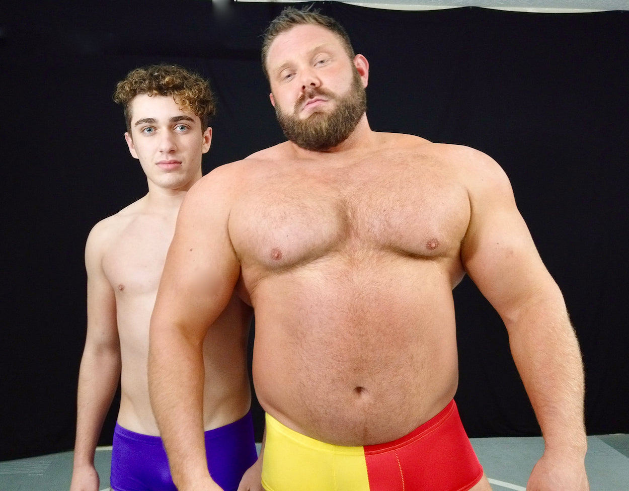 little vs big mountain Andre wrestling thunders arena