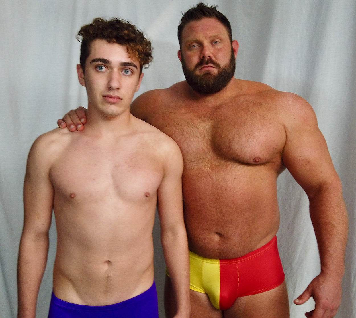 little vs big mountain Andre wrestling thunders arena