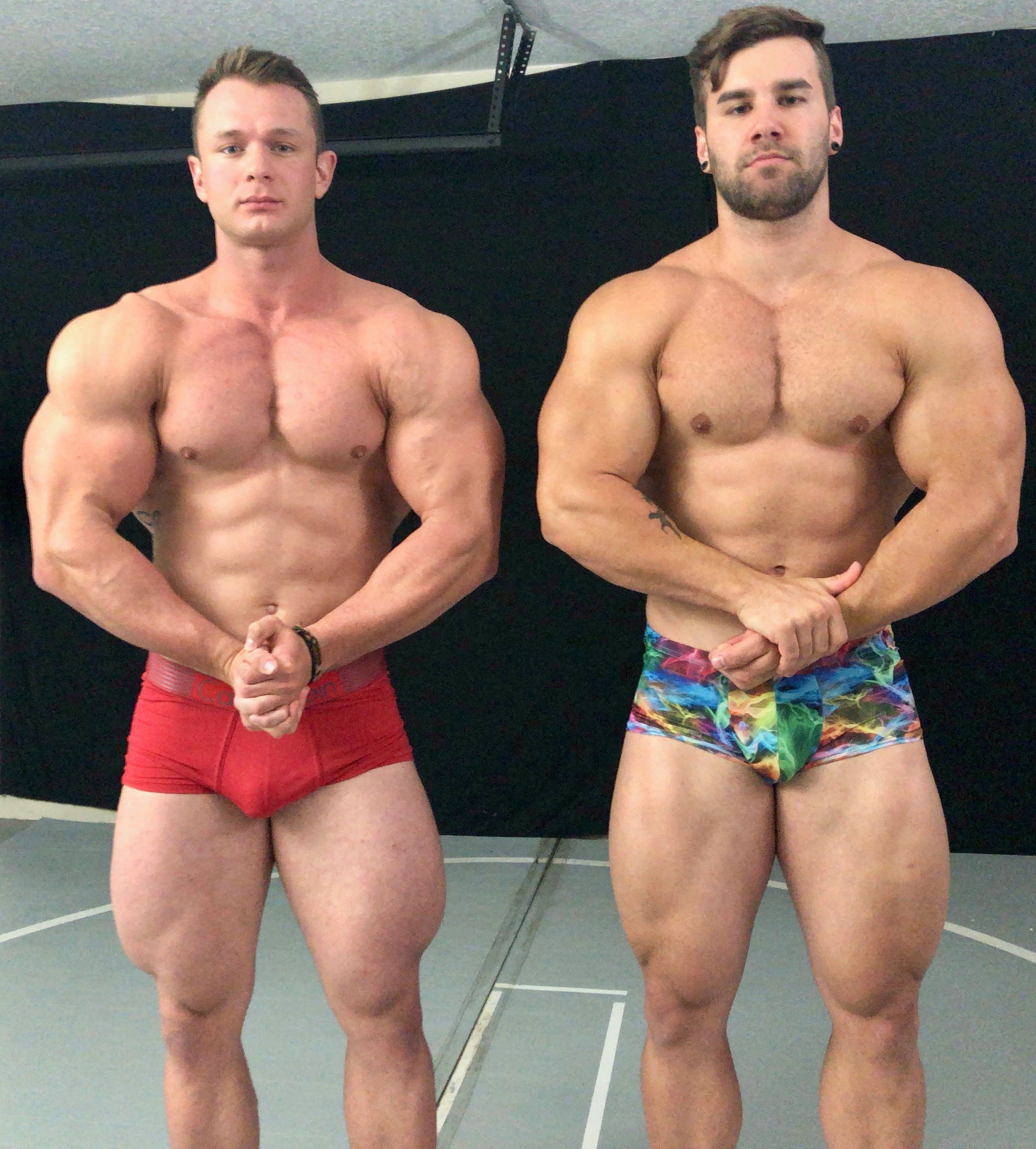 chest flex steel loki thunders arena wrestling