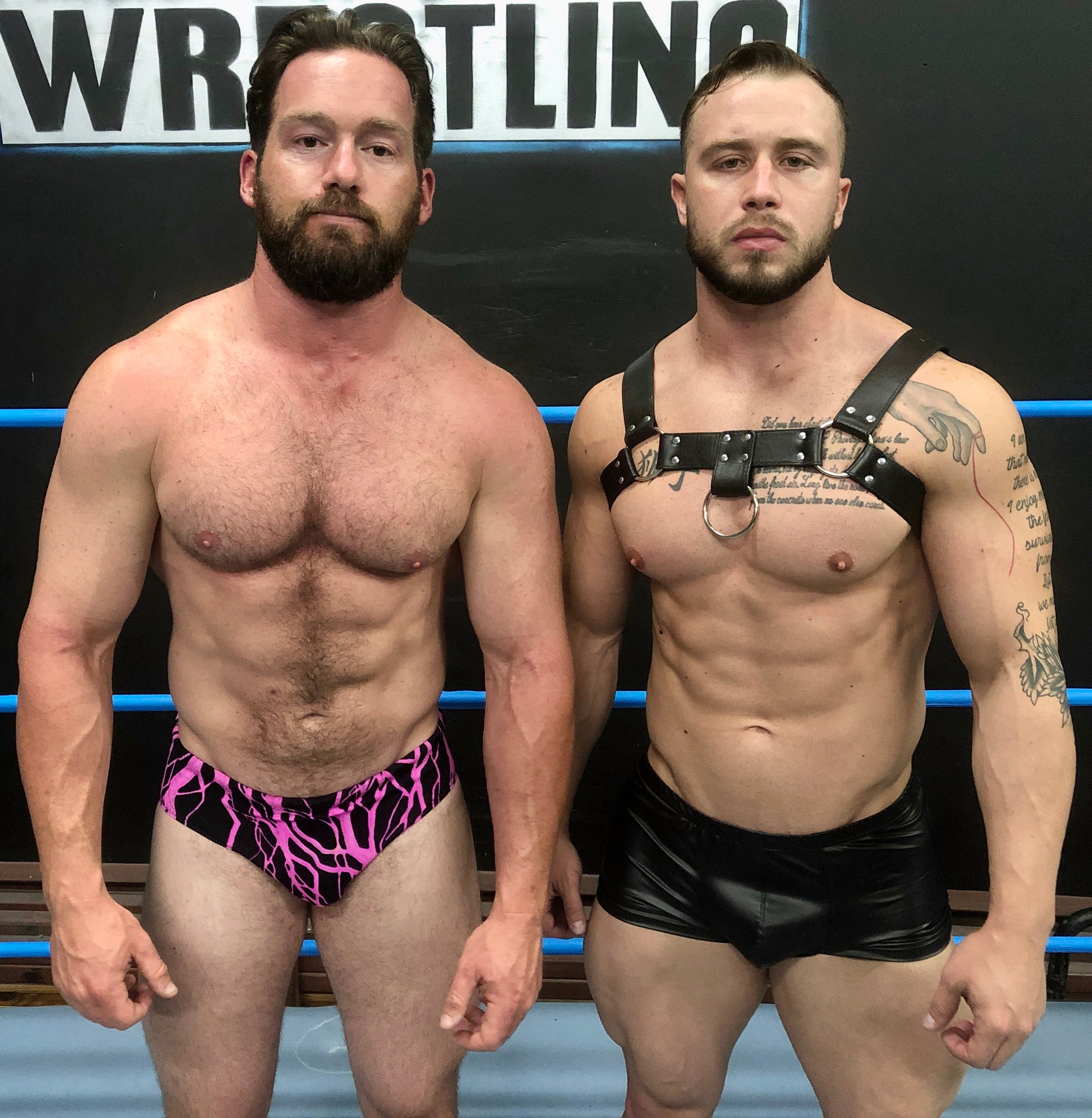 Dom Knight and Joey King at Thunders Arena Wrestling. 