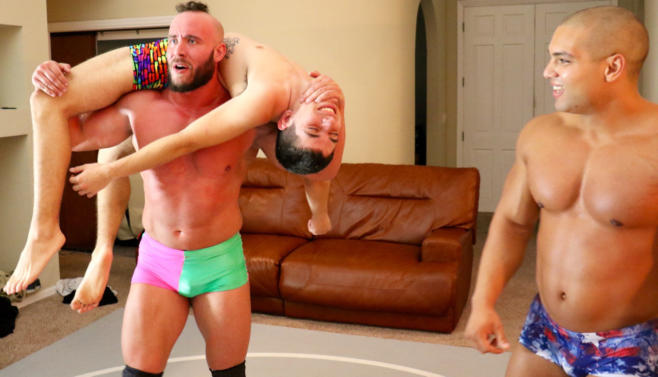 Brute dozer flaco lift and carry submission hold submit torture rack 