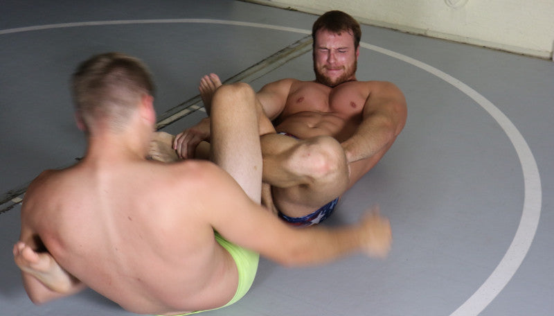 Frey Steve wrestling grappling submission Thunders Arena Figure four leglock 