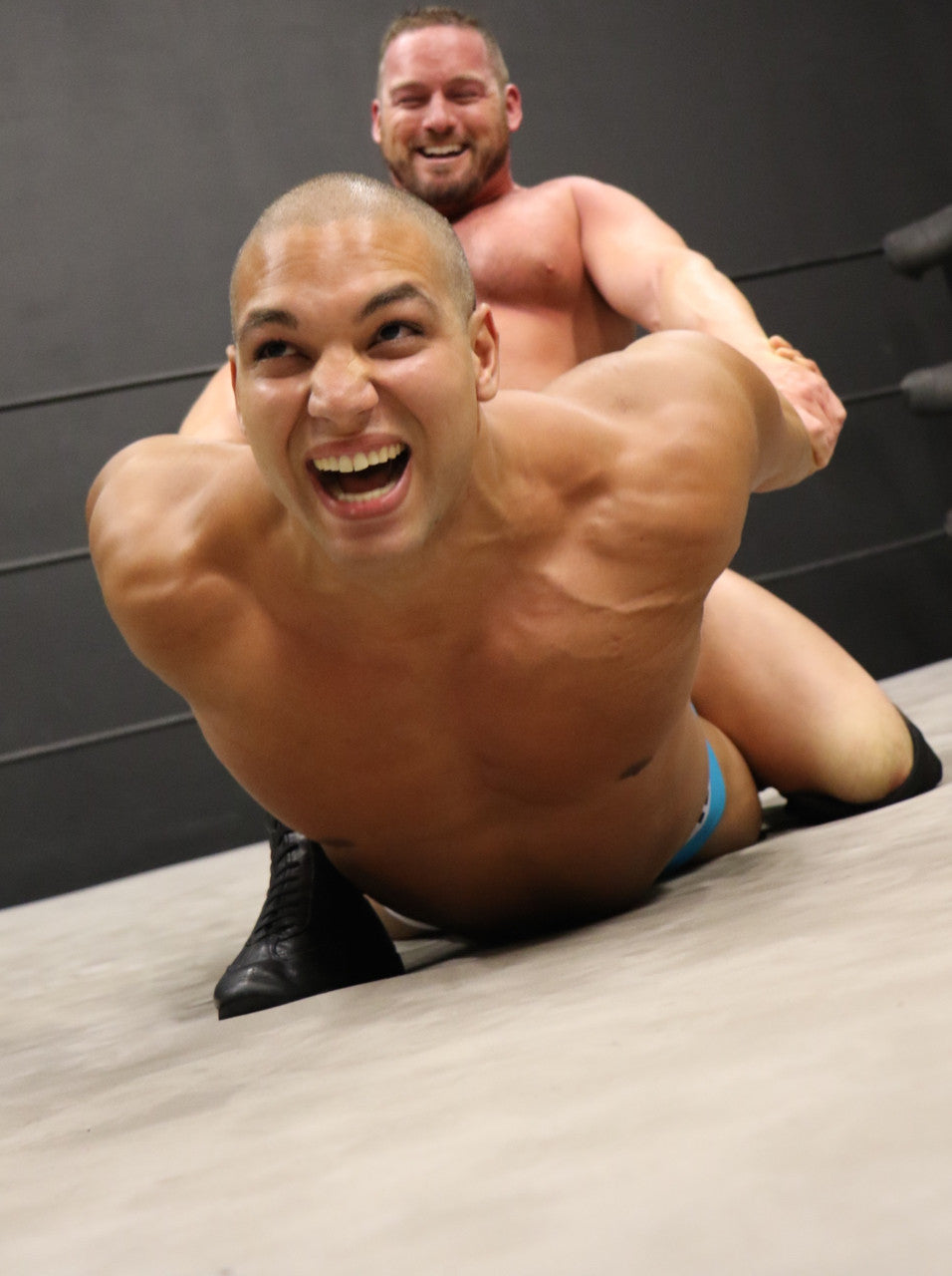 Joey King pec stretch Dozer pecs submission