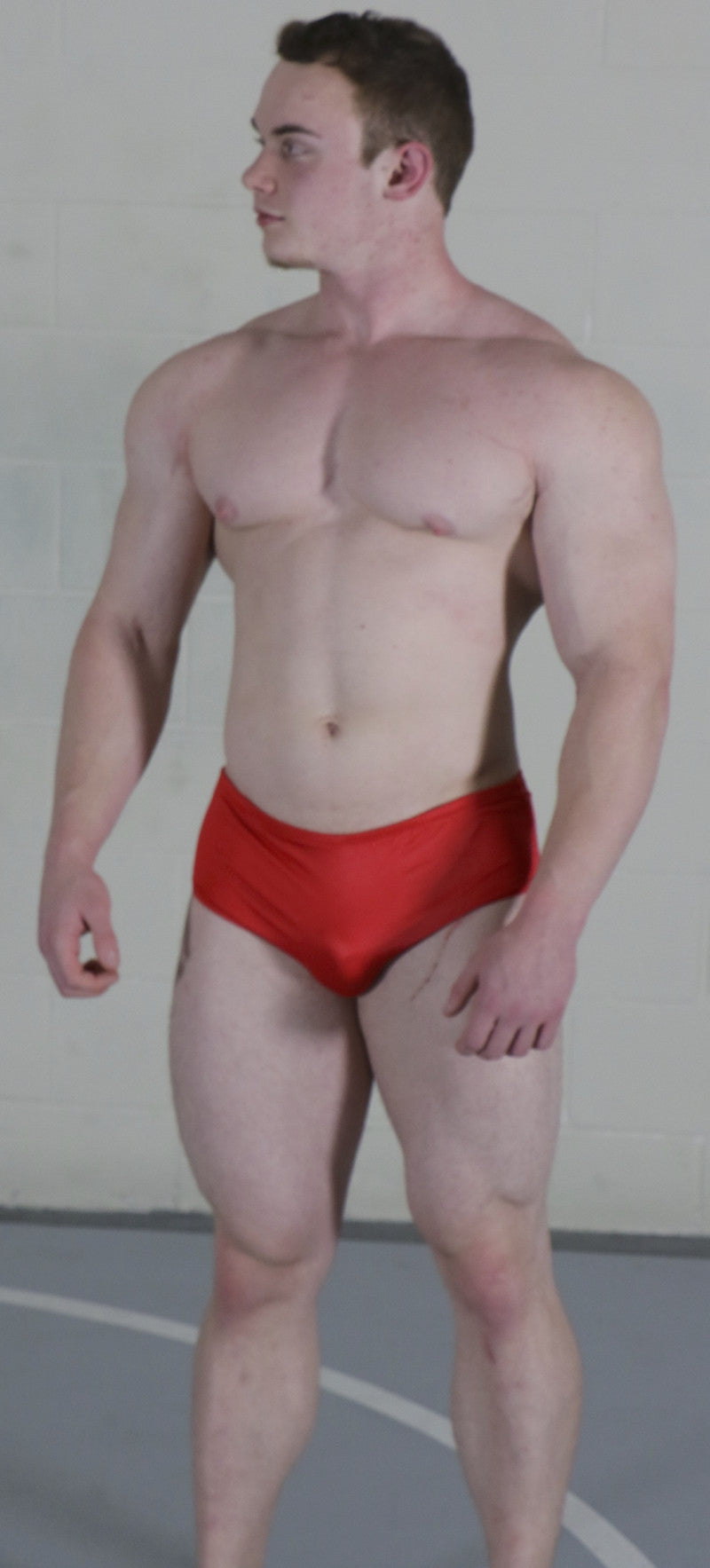 Travis pose chest pecs abs arms muscle worship