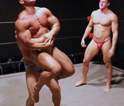 Viggo lifts Dozer bearhug big pecs arms biceps 