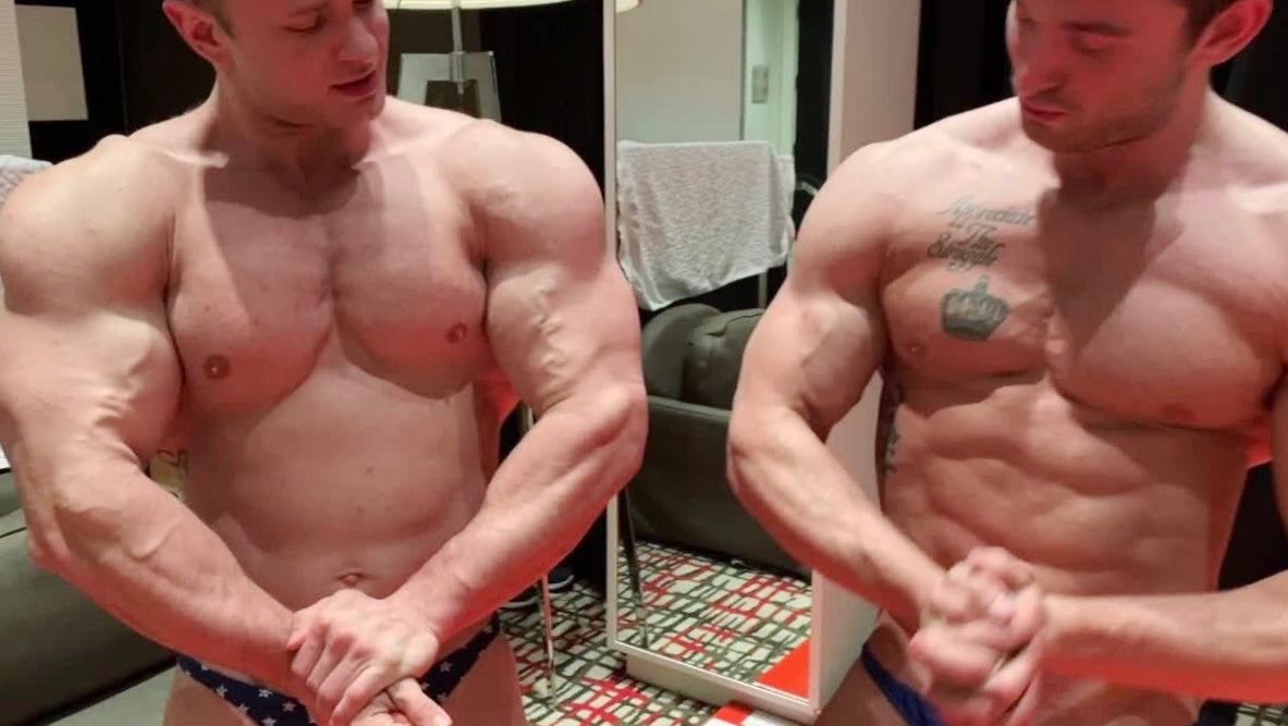 Steel and Mercury flex their biceps at Thunders Arena Wrestling. 