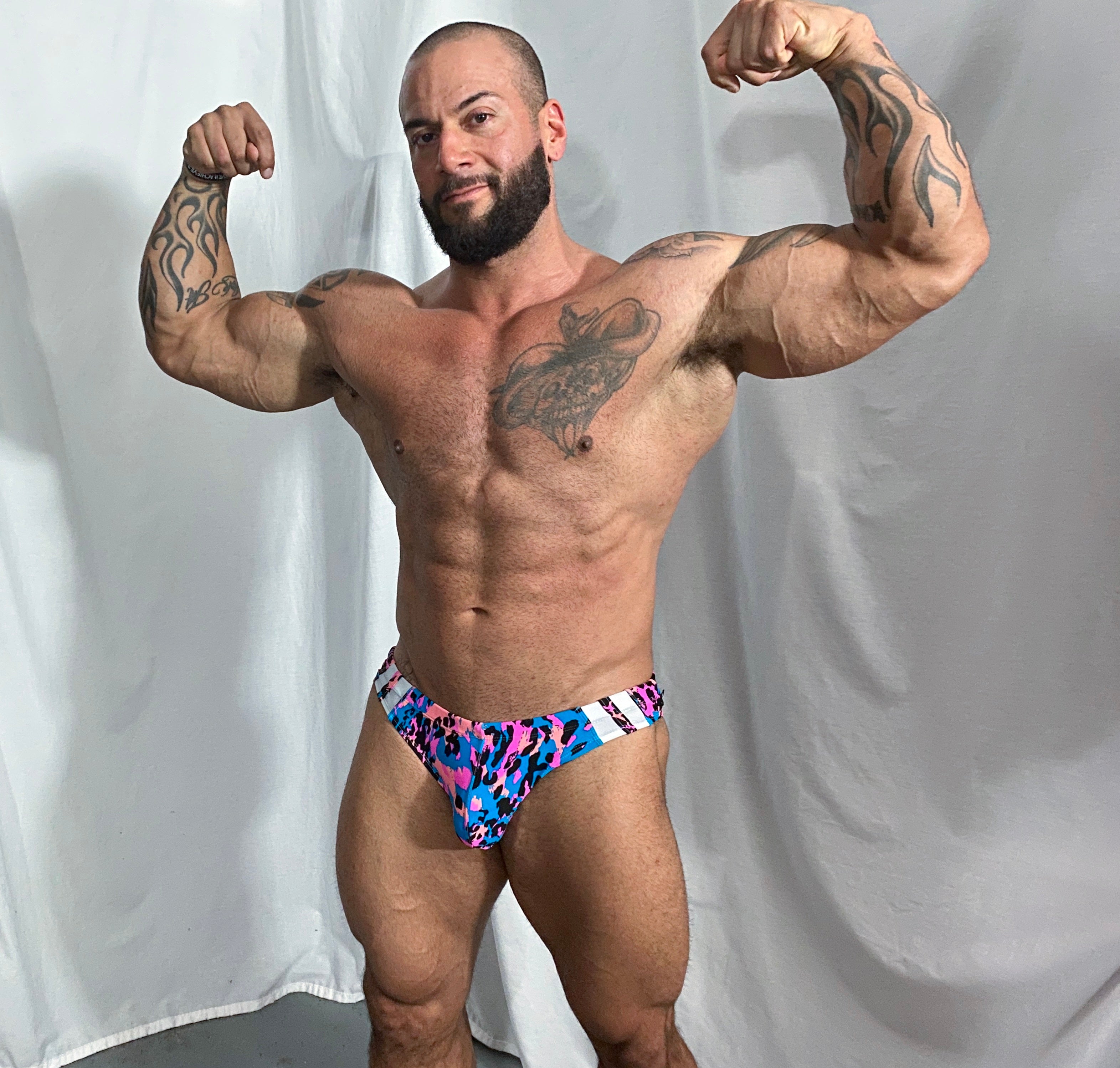 barbosa Brix thunders arena wrestling double lbicep