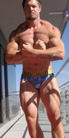 Sparrow sly vegas flex pose chest pecs abs muscle
