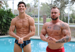 Ashton89 and Dom9 flexing