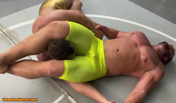 head scissors thunders arena wrestling stallion 