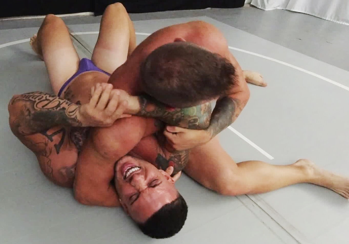Side Headlock on mat
