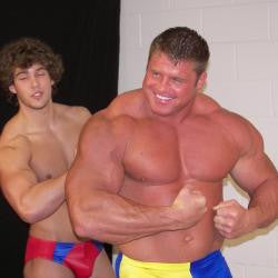 johnny bravo dennis the menace big vs little flex pose muscle worship chest pecs arms biceps 