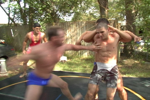 Ajax full nelson Angel Devin abdominal punch arms pecs chest