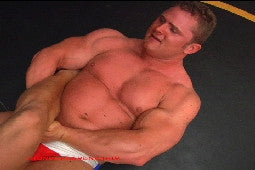 Rusty leg lock Diesel pecs arms chest biceps