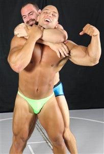 Dozer Wolf sleeper hold submission sleeperhold choke arms sleep Flex flexing muscle worship 