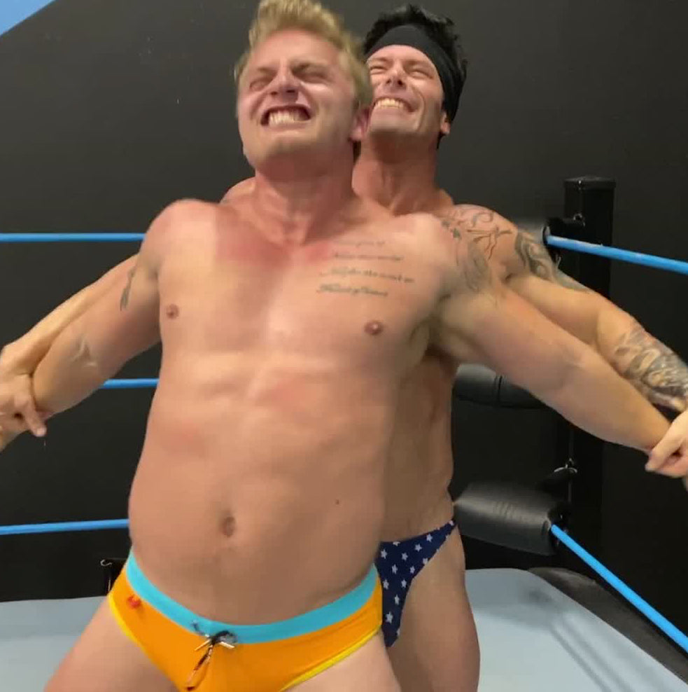 back breaker Justice Iceman18 Thunders Arena Wrestling