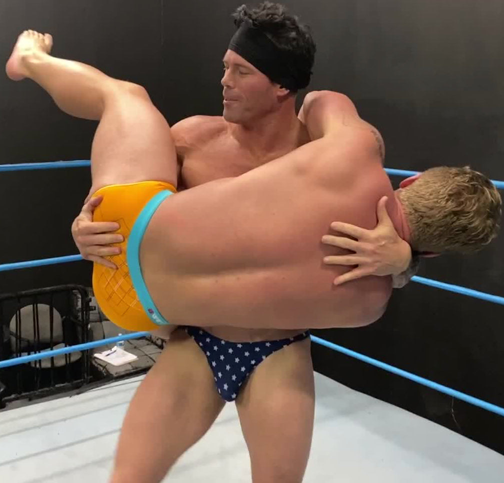 lift and carry Justice Iceman18 Thunders Arena Wrestling